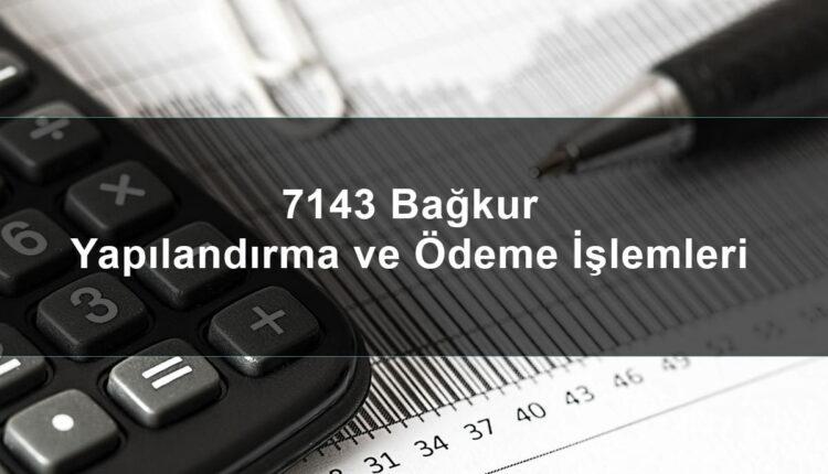 4b Bağkur yapılandırma ödemesi nasıl, hangi menüden yapılır ?