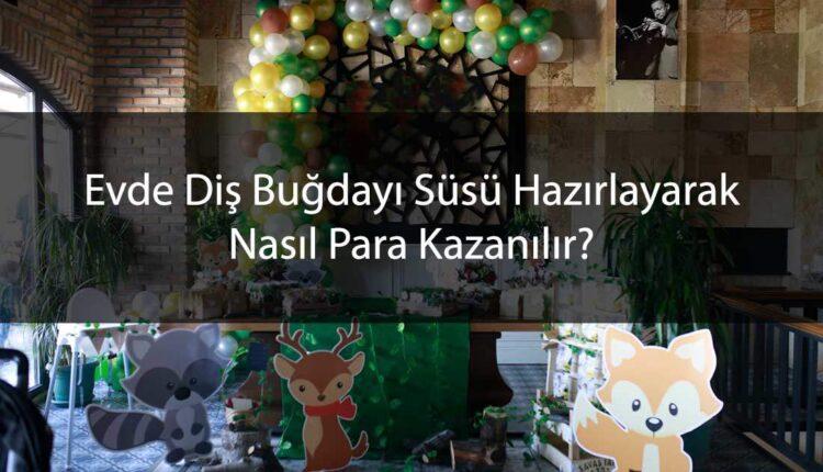 Diş Buğdayı Süsü Hazırlayarak Para Kazanma