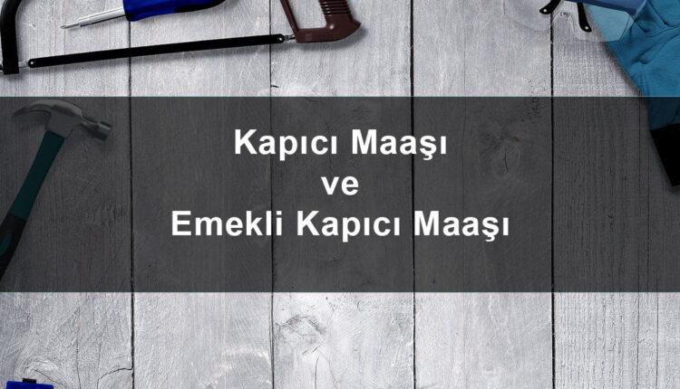 apartman görevlisi maaşı