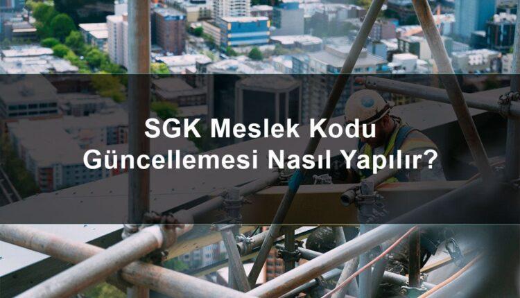 SGK Meslek Kodu güncellemesi için dilekçe örneği